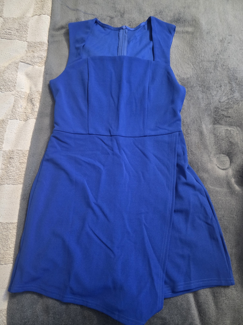 Amazon Bright Blue Women's Skort - Sleeveless Wrap Front